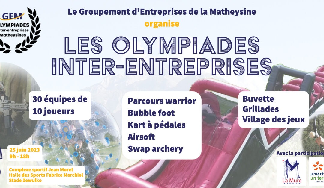 Retour sur les Olympiades Inter-Entreprises Matheysine 2023